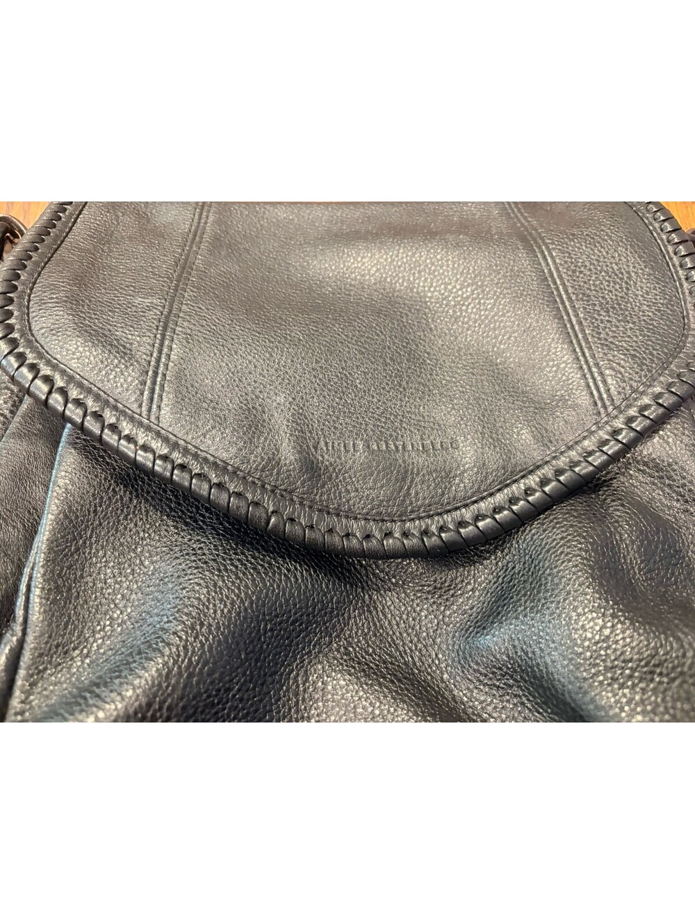 Aimee Kestenberg Black Leather Shoulder Crossbody Bag - Picture 2 of 10